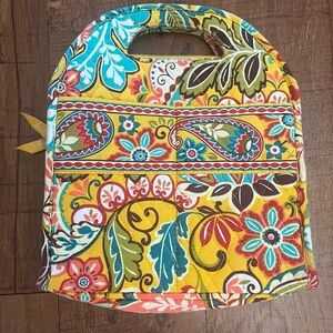 Vera Bradley floral quilted cloth lunch bag insulated